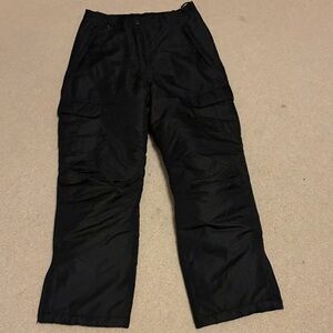 Boys Black Ski Pants Medium